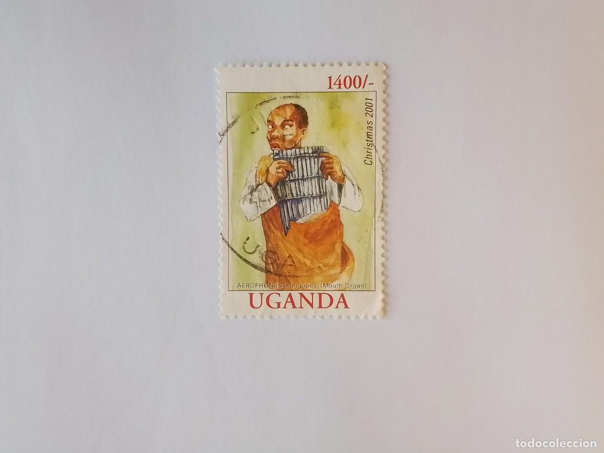 Sellos: A&Ntilde;O 2001 UGANDA SELLO USADO