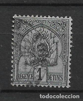 Sellos: tunez 1888 scott 1 usado 2.30&euro; - 19/24