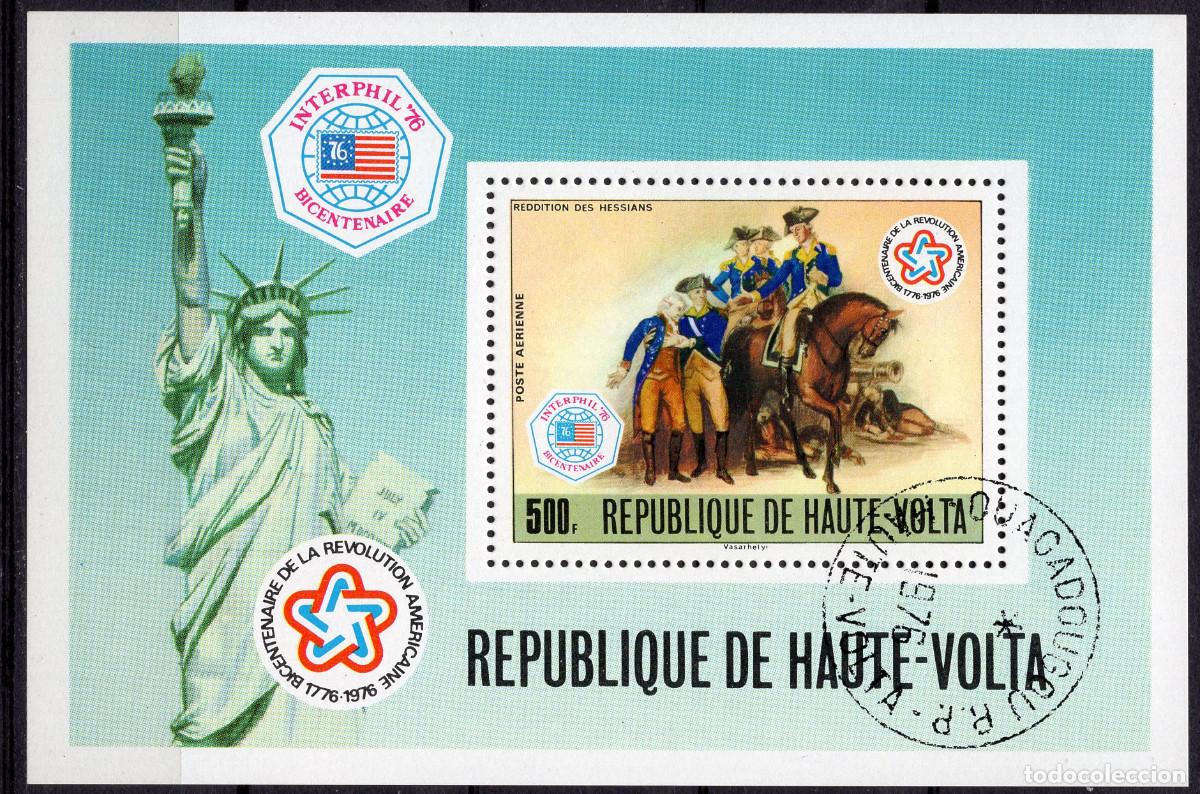 Sellos: ALTO VOLTA ( BURKINA FASO) 1976 STAMP MICHEL BF BL44