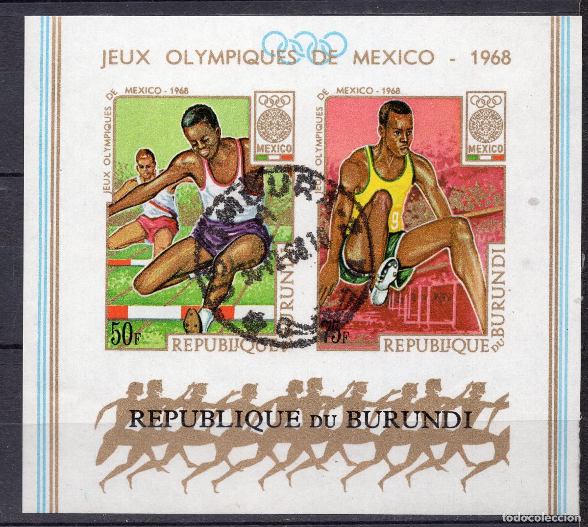 Sellos: BURUNDI 1968 STAMP MICHEL BI BL29B