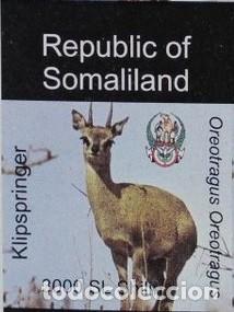 Sellos: SOMALILAND 1997 STAMP MNH IMPERF FAUNA MAMIFEROS KLIPSPRINGER ANTILOPES ANTELOPES ANTILOPEN ANTELOPI