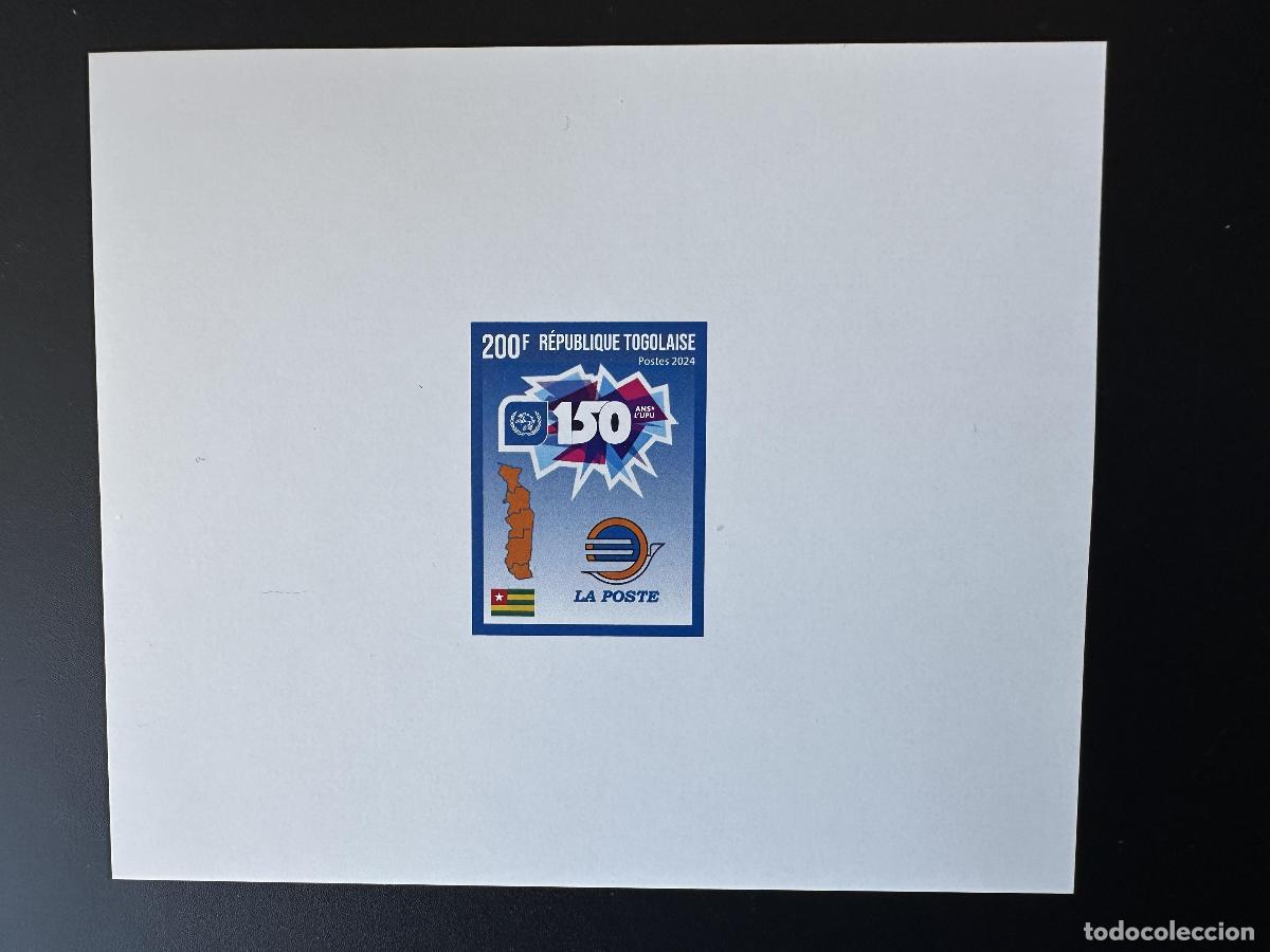 Sellos: Togo 2024 evento de lujo n&uacute;mero conjunto 150 ans Uni&oacute;n Postal Universal la UPU (1v)