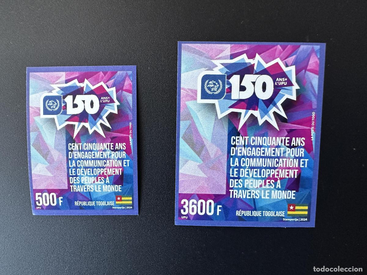 Sellos: Togo 2024 Mi.? ND: Edici&oacute;n conjunta: 150 a&ntilde;os de la Uni&oacute;n Postal Universal UPU
