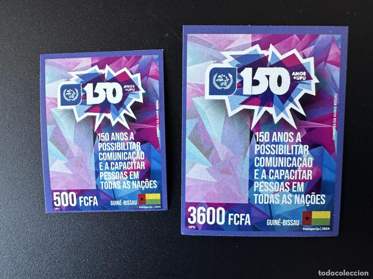 Sellos: Guinea-Bis&aacute;u 2024 Mi.? ND: Edici&oacute;n conjunta: 150 a&ntilde;os | UPU Uni&oacute;n Postal Universal