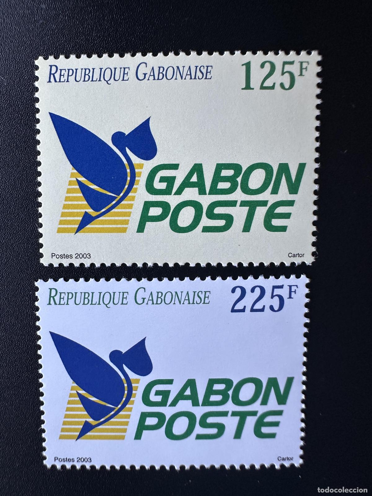 Sellos: Gab&oacute;n 2003 Mi. 1662 - 1663 Logotipo postal de