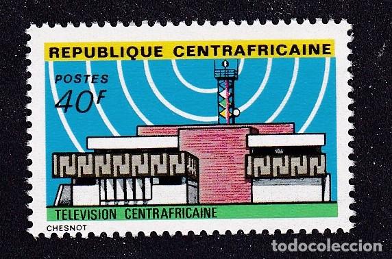 Sellos: CENTRAFRICAINE n&deg; 235 ** t&eacute;l&eacute;vision