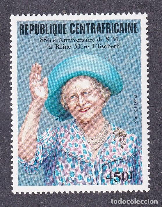 Sellos: CENTRAFRICAINE n&deg; 675 ** anniversaire reine m&egrave;re Elizabeth