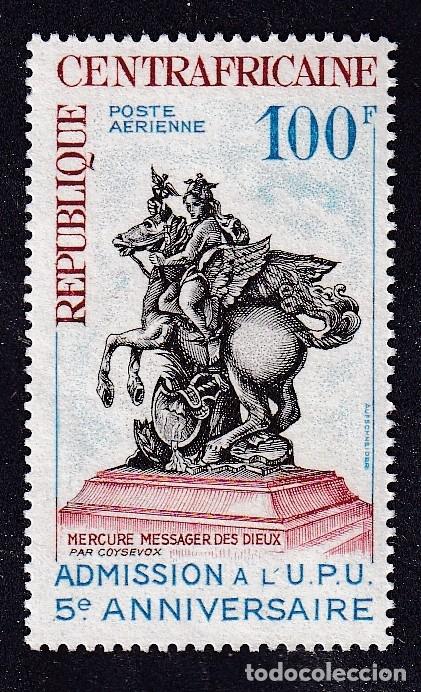 Sellos: CENTRAFRICAINE PA n&deg; 35 ** anniversaire de l'admission &agrave; l'UPU union postale universelle