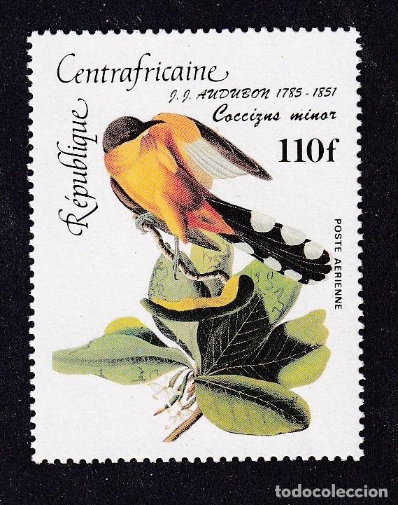 Sellos: CENTRAFRICAINE PA n&deg; 317 ** Aubudon oiseau coccizus minor