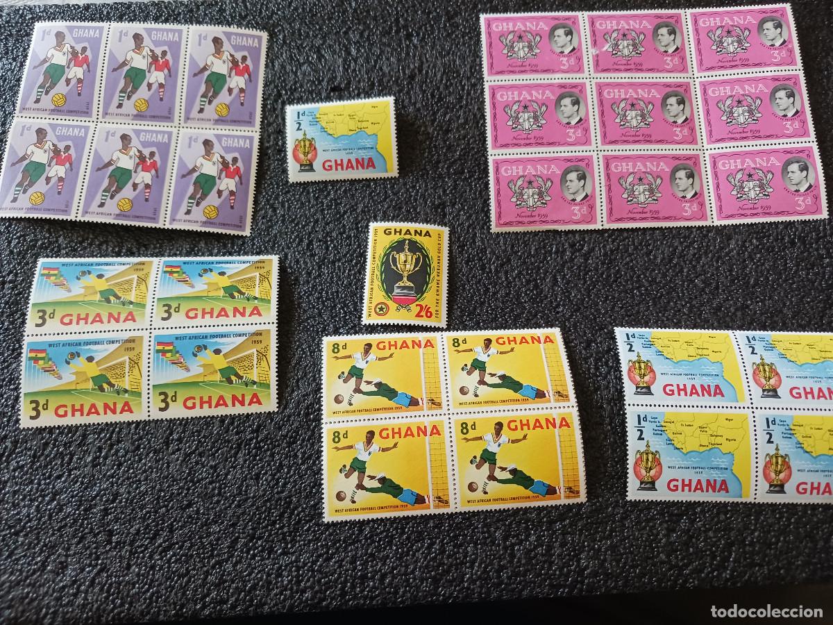 Sellos: GHANA 1959, VARIOS Y DIFERENTES MOTIVOS