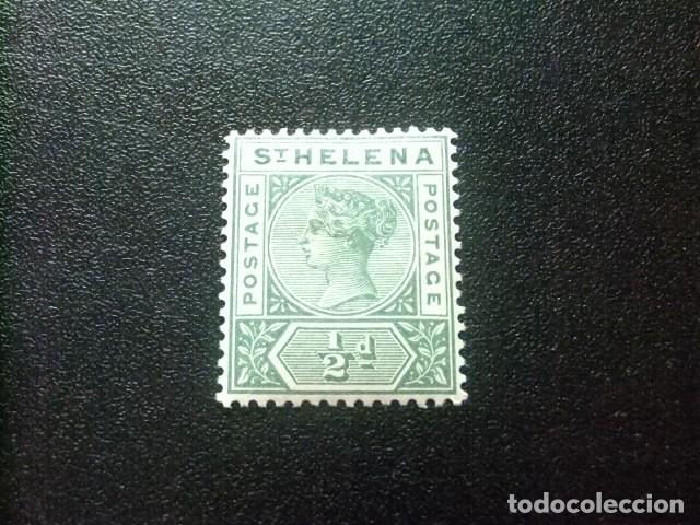 Sellos: 52 ST. HELENA 1890 / QUEEN VICTORIA / YVERT 20 MH fil corona CA