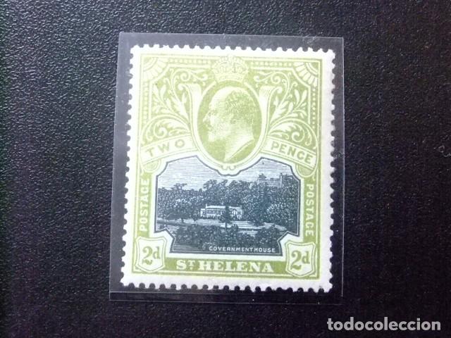 Sellos: 52 ST. HELENA 1903 / KING EDOUARD VII (RESIDENCIA del GOBERNADOR) / YVERT 31 MH
