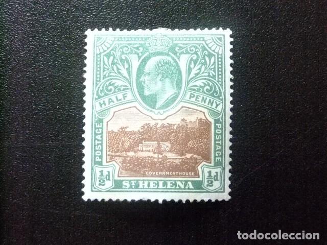 Sellos: 52 ST. HELENA 1903 / KING EDOUARD VII (RESIDENCIA del GOBERNADOR) / YVERT 29 MH