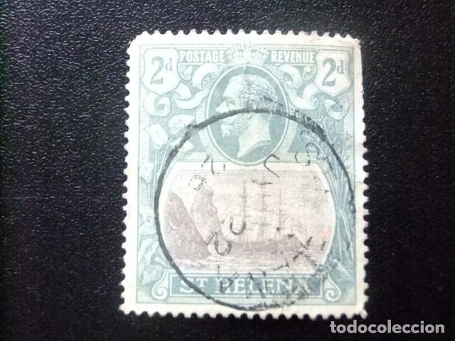 Sellos: 52 ST. HELENA 1923 / KING GEORGE V (GALEON en ALTA MAR) / YVERT 70 FU defect.