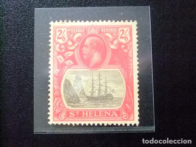 Sellos: 52 ST. HELENA 1923 / KING GEORGE V (GALEON en ALTA MAR) / YVERT 76 (*)
