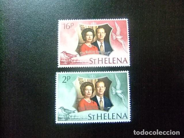 Sellos: 52 ST. HELENA 1972 / BODAS de PLATA / YVERT 257 / 258 MNH SG 289 / 290 MNH