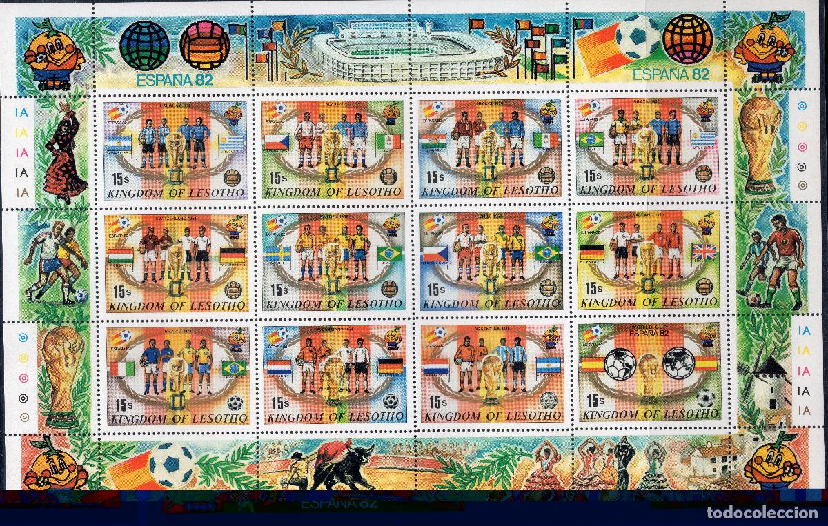 Sellos: LESOTHO 1982 STAMP MICHEL LS 373-384KB