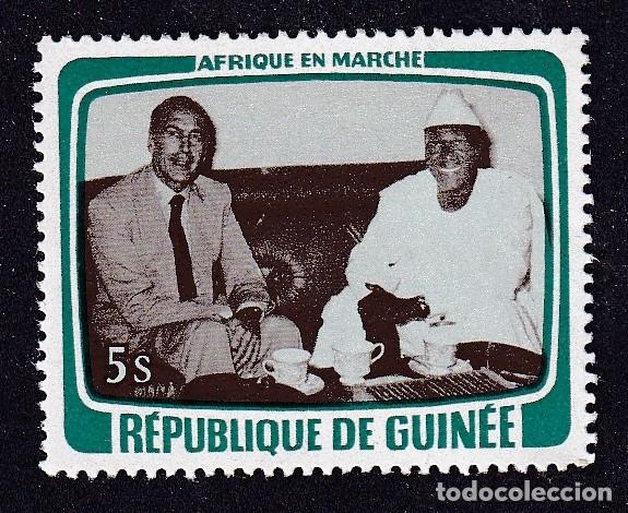 Sellos: GUINEEE Yvert n&deg; 627 ** visite du pr&eacute;sident Giscard d'Estaing