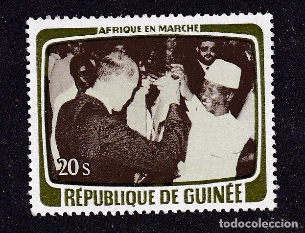 Sellos: GUINEEE Yvert n&deg; 632 ** visite du pr&eacute;sident Giscard d'Estaing