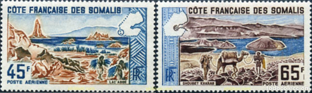 Sellos: 343998 MNH COSTA DE LOS SOMALIS 1965 LUGARES
