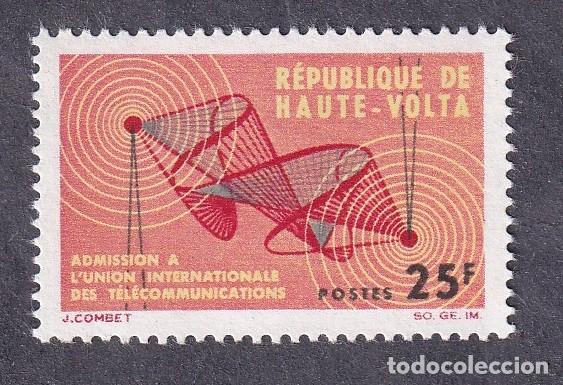 Sellos: HAUTE-VOLTA Yvert n&deg; 131 ** admission &agrave; l'Union Internationale des T&eacute;l&eacute;communications