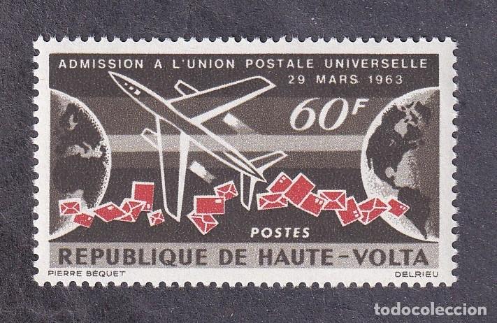 Sellos: HAUTE-VOLTA Yvert n&deg; 134 ** anniversaire admission &agrave; l'UPU Union Postale Universelle