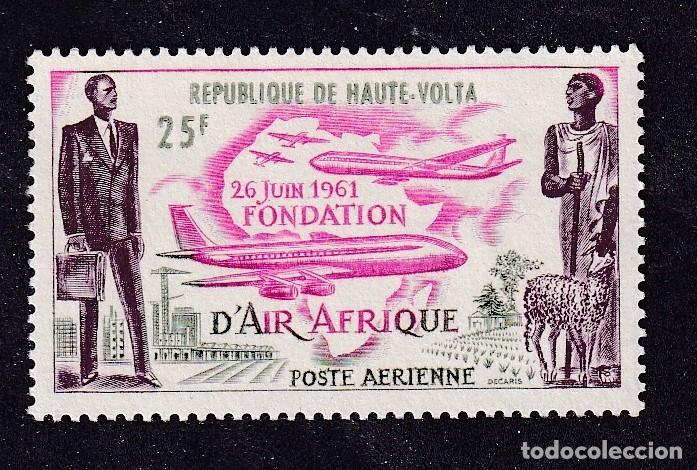Sellos: HAUTE-VOLTA Yvert PA n&deg; 4 ** fondation de la compagnie Air Afrique