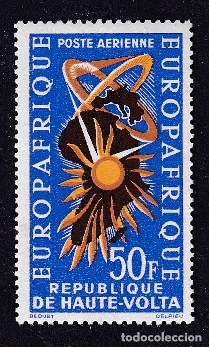 Sellos: HAUTE-VOLTA Yvert PA n&deg; 11 ** Europafrique