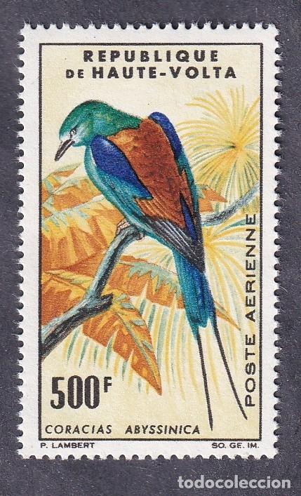 Sellos: HAUTE-VOLTA Yvert PA n&deg; 20 ** oiseau rollier d'Abyssinie