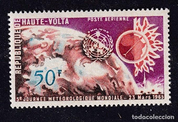 Sellos: HAUTE-VOLTA Yvert PA n&deg; 21 ** journ&eacute;e m&eacute;t&eacute;orologique mondiale