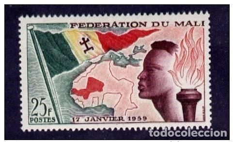 Sellos: MALI Yvert n&deg; 1 ** cr&eacute;ation de la f&eacute;d&eacute;ration
