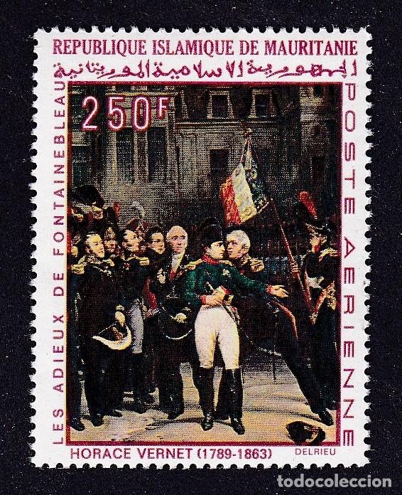 Sellos: MAURITANIE Yvert PA n&deg; 87 ** Napol&eacute;on les adieux de Fontainebleau