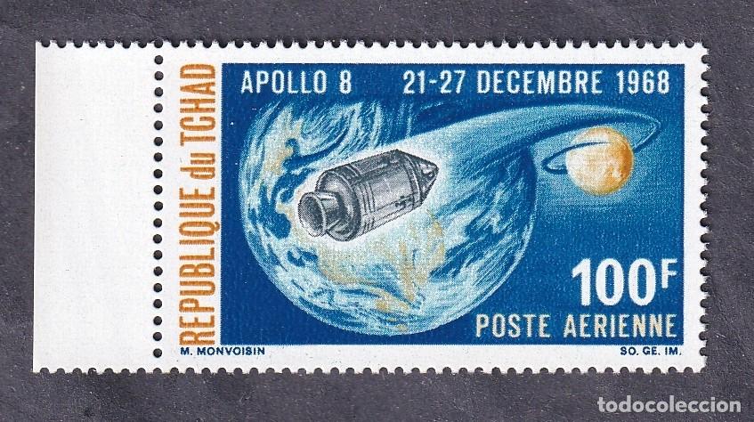 Sellos: TCHAD Yvert PA n&deg; 55 ** vol circumlunaire d'Apollo VIII