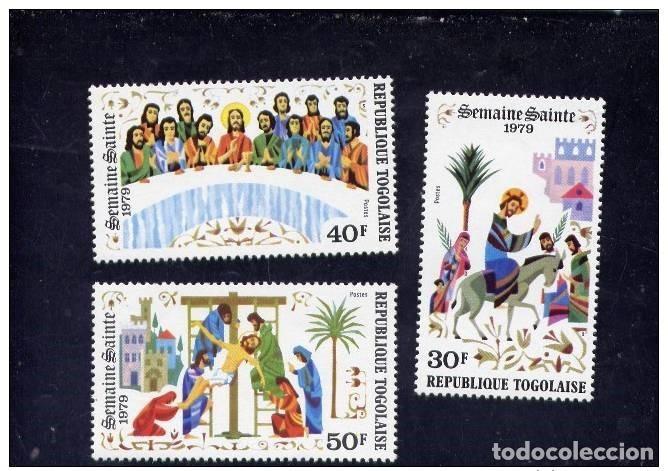 Sellos: TOGO Yvert n&deg; 946 &agrave; 948 ** semaine sainte