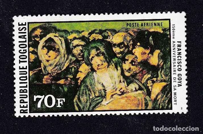 Sellos: TOGO Yvert PA n&deg; 364 anniversaire de la mort de Goya neuf sans gomme