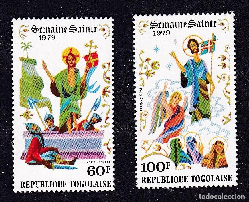 Sellos: TOGO Yvert PA n&deg; 377 et 378 ** semaine sainte