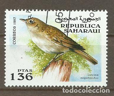 Sellos: REPUBLICA SAHARAUI - SELLO - 1997 - N&ordm; 1 - AVES - FOTO