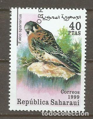 Sellos: REPUBLICA SAHARAUI - SELLO - 1999 - N&ordm; 1 - AVES - FOTO
