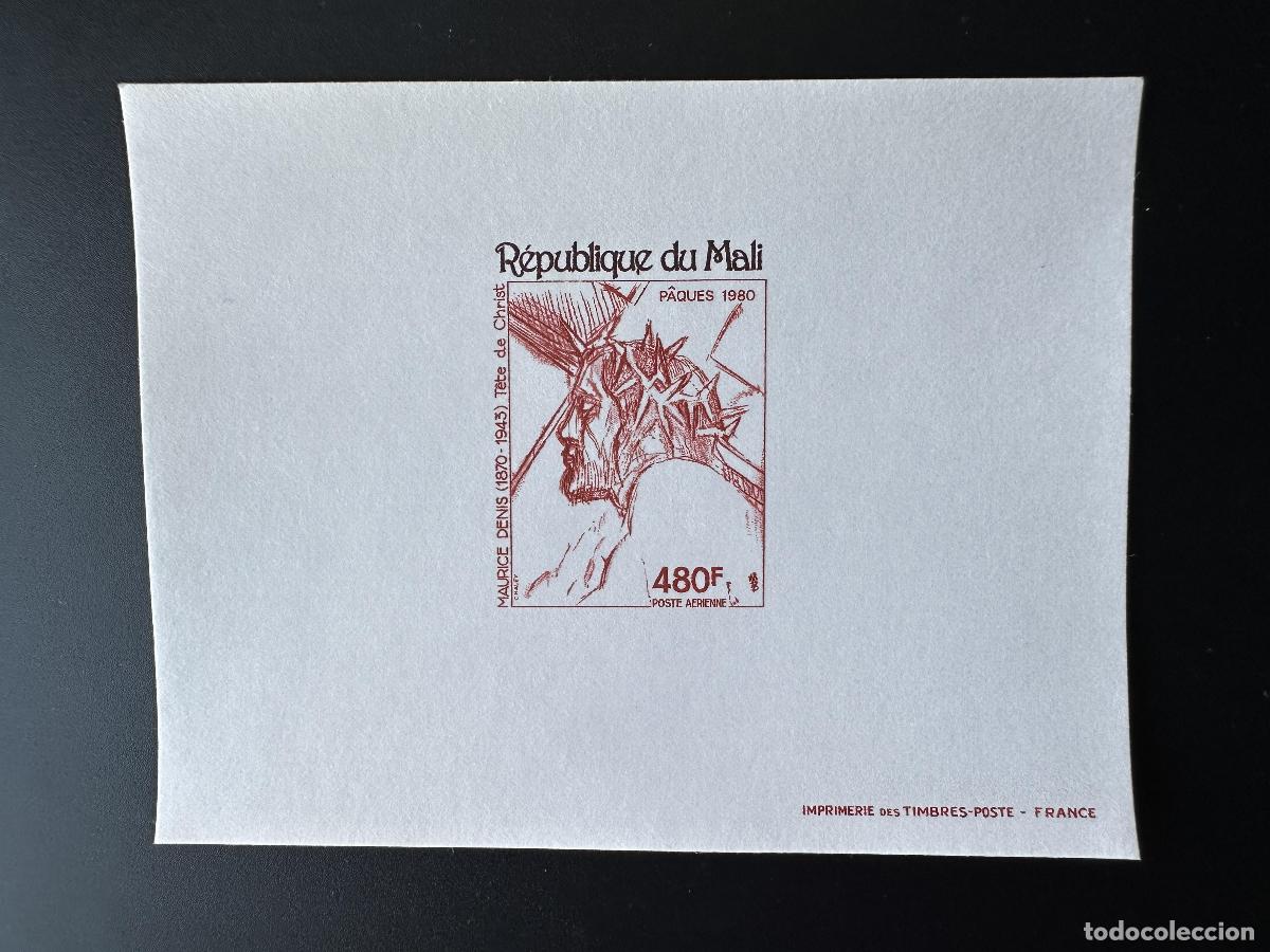 Timbres: Mali 1980 Mi. 767 prueba de lujo Corona Espinas Pascua Religi&oacute;n