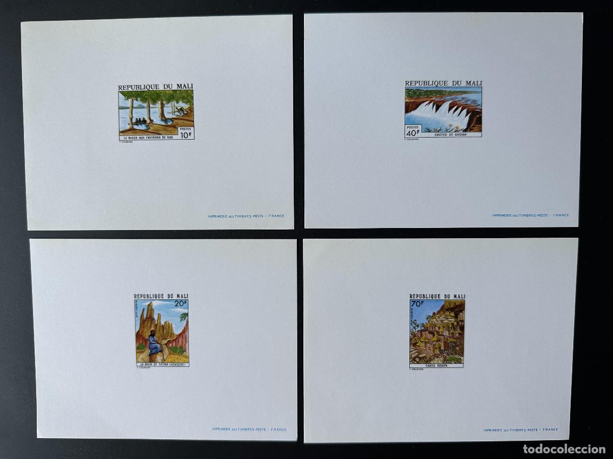 Selos: Mali 1974 Mi. 452 - 455 paisajes de N&iacute;ger Gao Gouina Kidal a prueba lujo