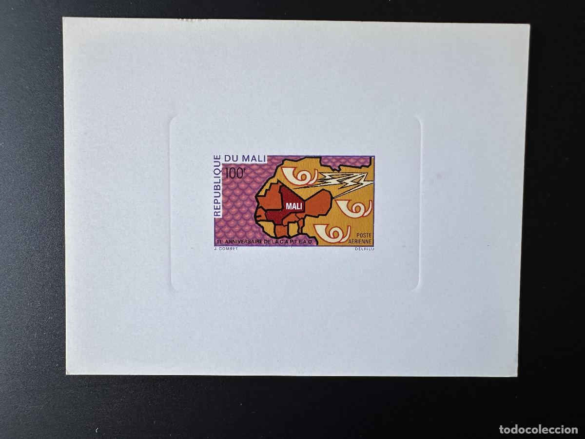 Selos: Mali 1970 Mi. 216 a prueba de lujo CAPTEAO Transport Post Air Mail Africa Map
