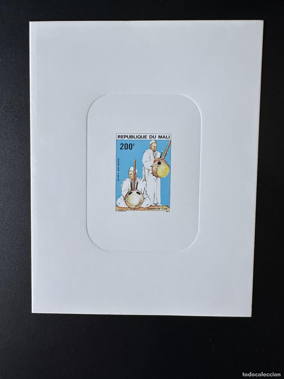 Selos: Mali 1979 Mi. 706 evento de lujo Tocadores Cora M&uacute;sicos Instrumentos musicales