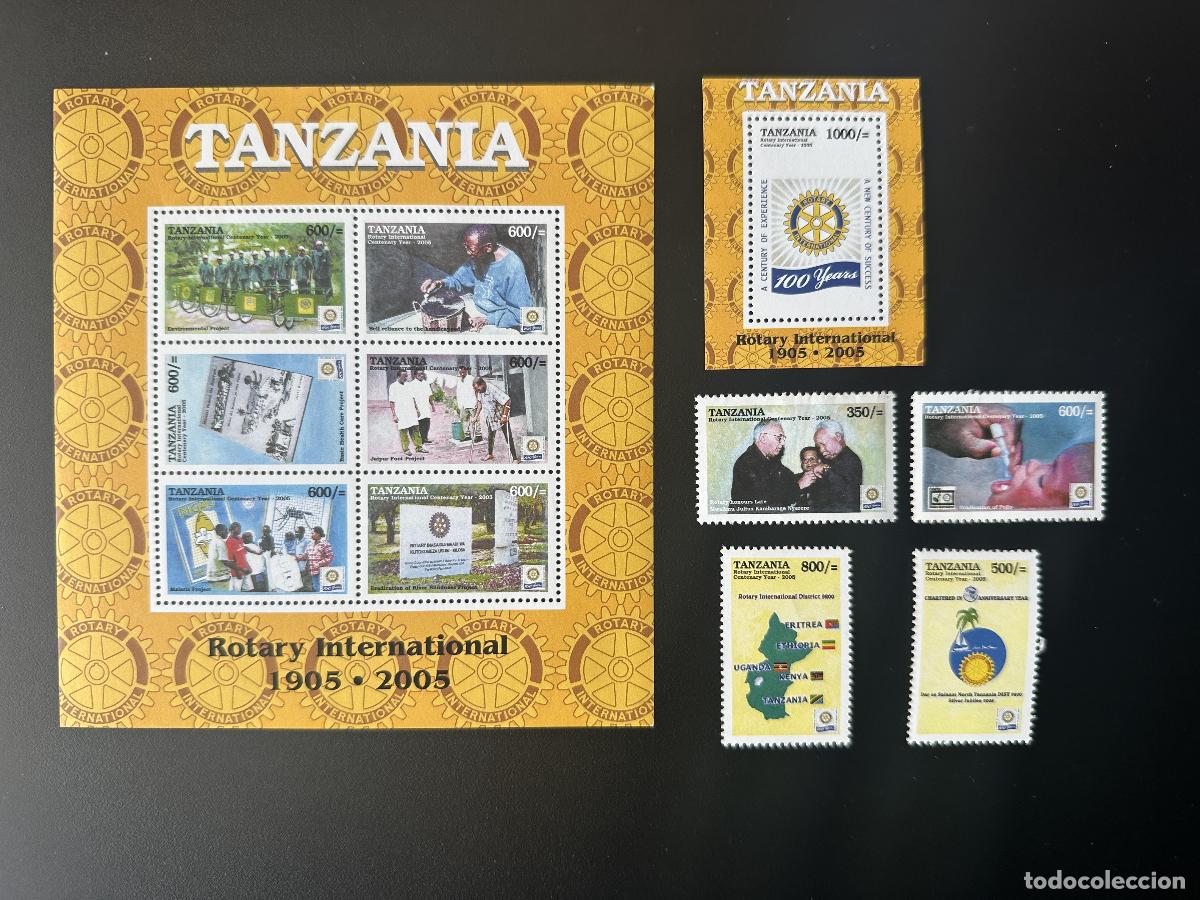 Sellos: Tanzania 2005 Mi. 4217 - 4226 Bl. 571 Centenario de Rotary International