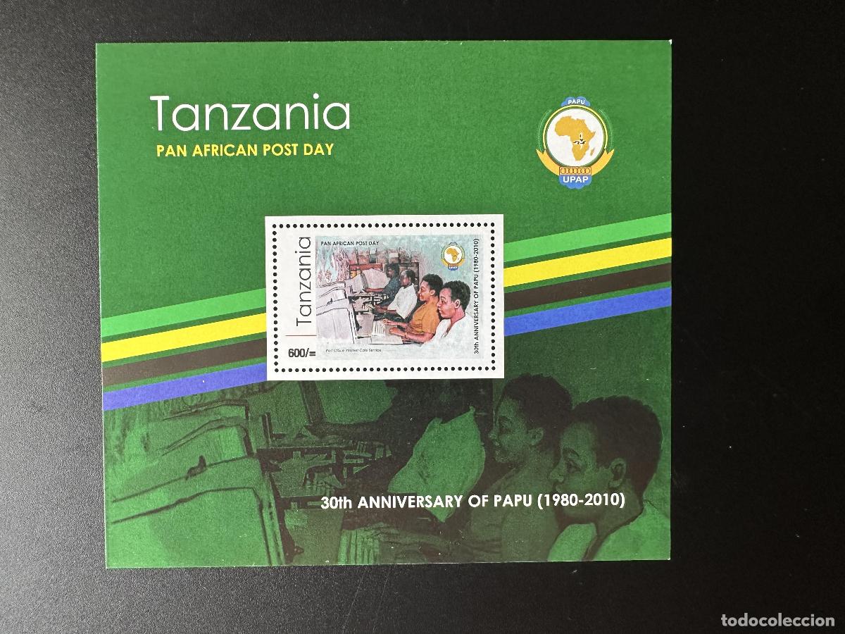 Sellos: Tanzania 2010 Mi. Bl. 631 D&iacute;a Panafricano del Correo PAPU