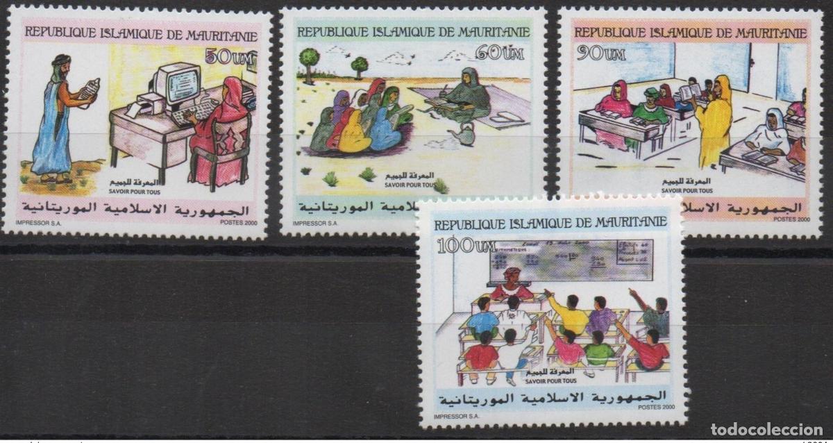 Sellos: Mauritania 2000 Mi. 1051 - 1054 Conocimiento para todos Educaci&oacute;n