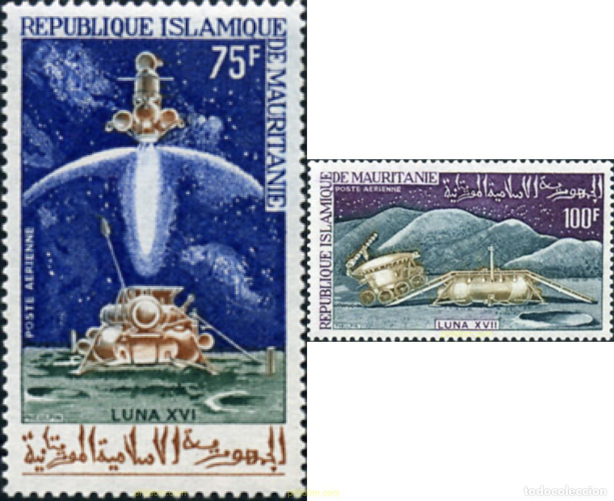 Sellos: 246351 MNH MAURITANIA 1972 VIAJE A LA LUNA