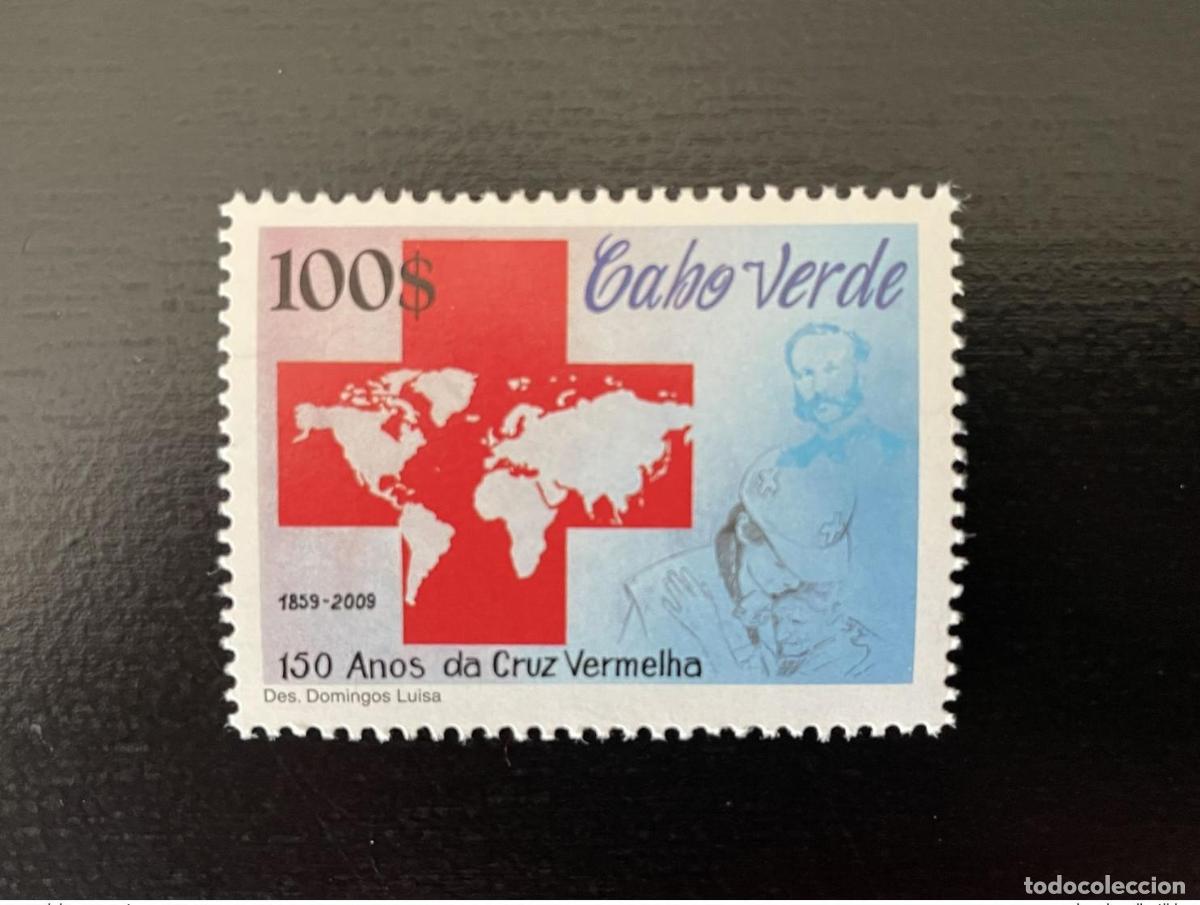 Sellos: Cabo Verde 2009 Mi. 954 Rotes Kreuz Cruz Roja 150 a&ntilde;os Henry Dunant