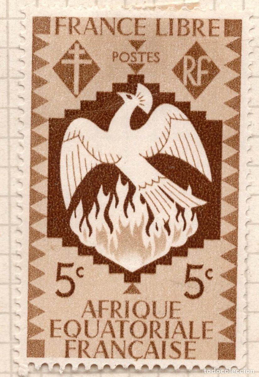 Sellos: AFRICA ECUATORIAL FRANCESA 1941 STAMP MICHEL FR-EQ 163