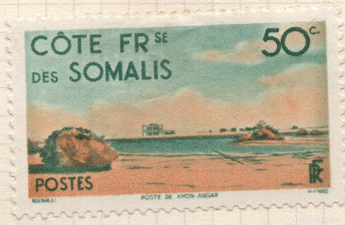 Sellos: SOMALIA FRANCESA 1947 STAMP MICHEL FR-SO 288