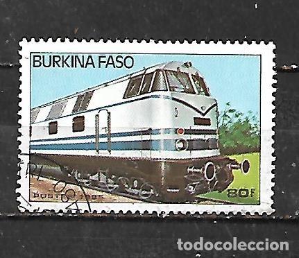 Sellos: 1985: BURKINA FASO Locomotoras - Diesel (CTO)